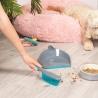 Beldray LA034191UFPEU7 Anti-bac Pet Plus+ Rubber Head Dustpan & Brush Set