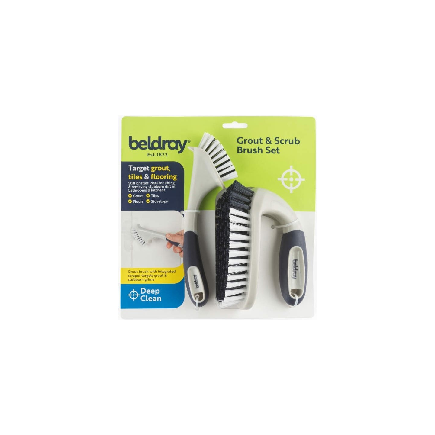 Beldray LA00000048EU7 Grout & Scrub Brush Set