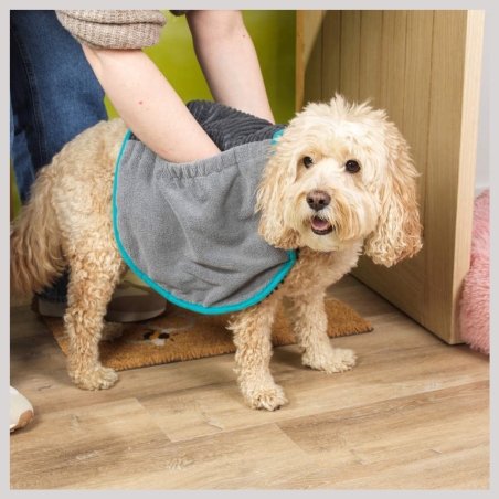 Beldray LA036164UFEU7 Anti-bac Pet Drying Towel With Pockets