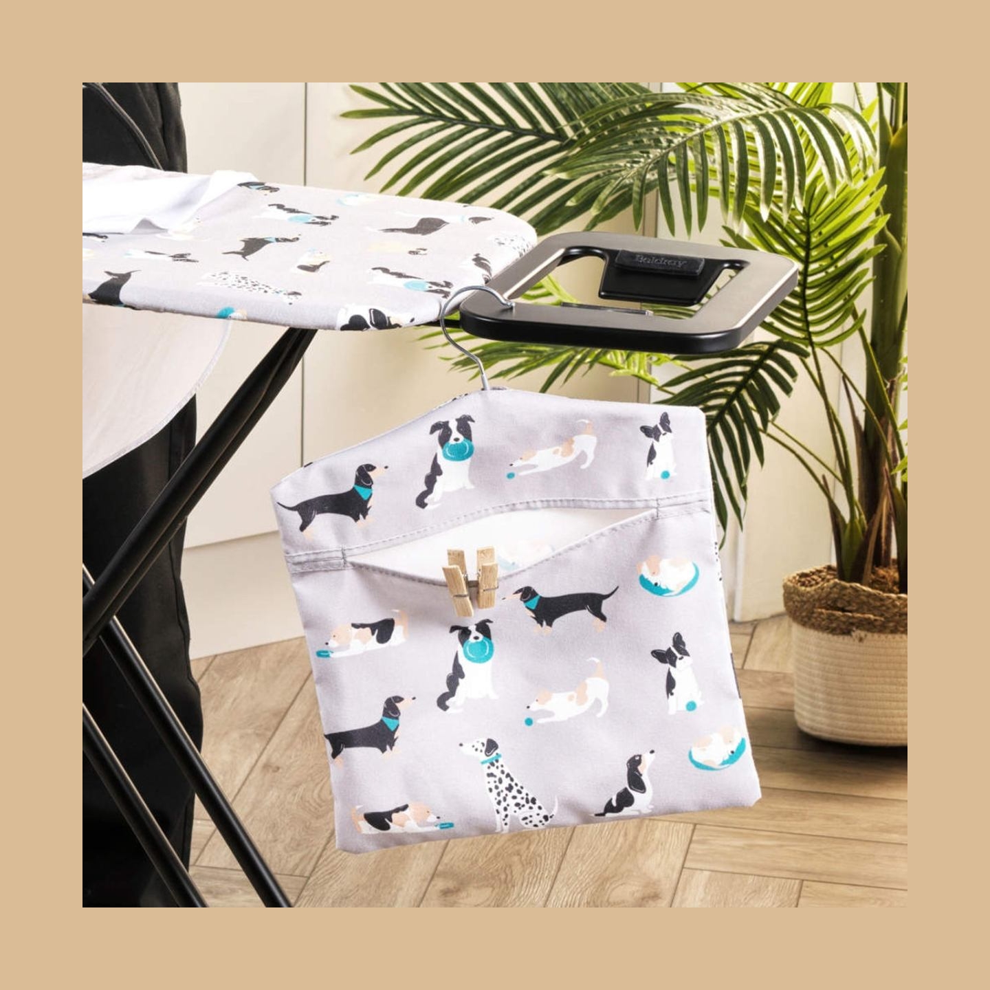 Beldray LA032005DFEU7 Peg Bag - Dog Print