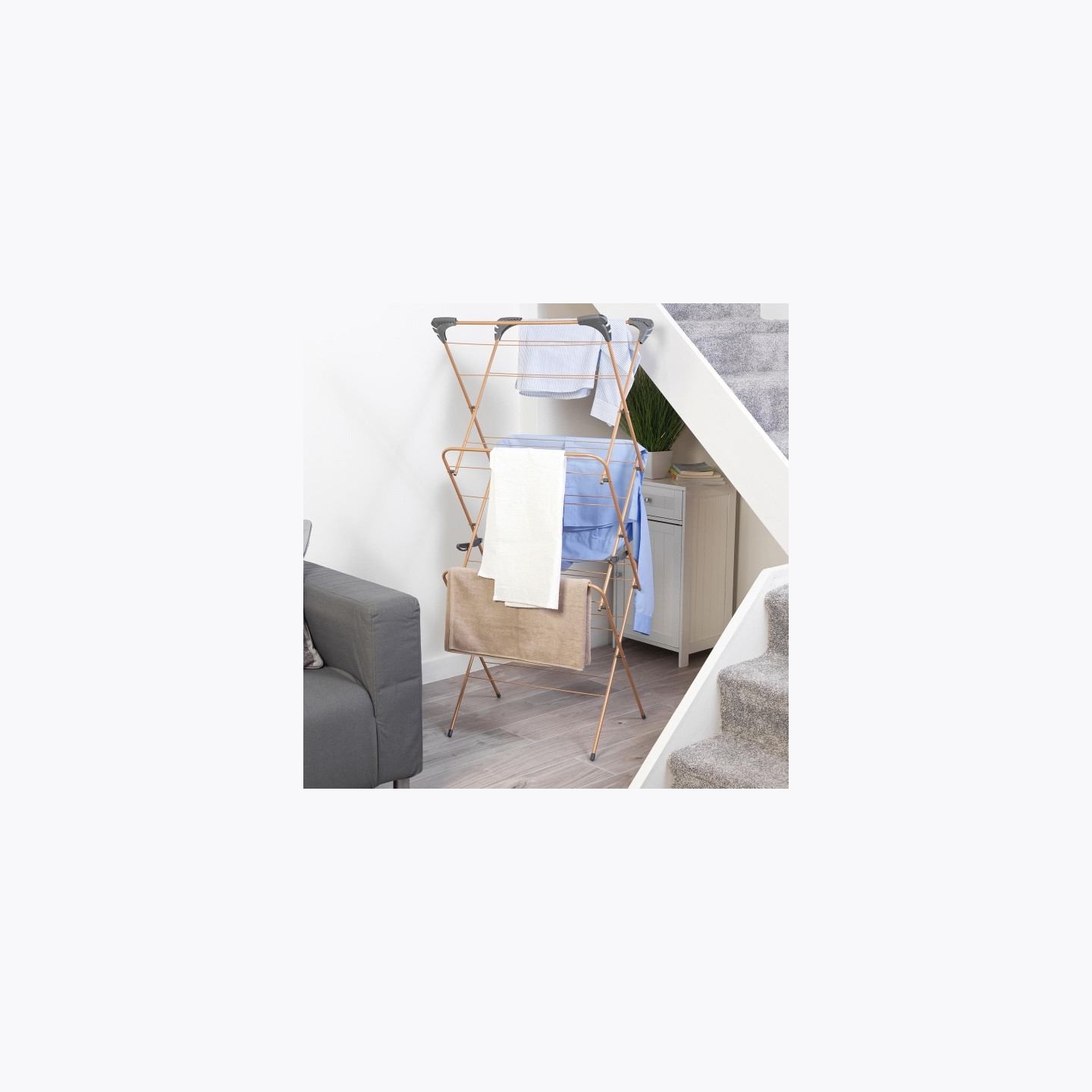Beldray LA089397GRYEU7 150 Years 3 Tier Airer Grey & Copper