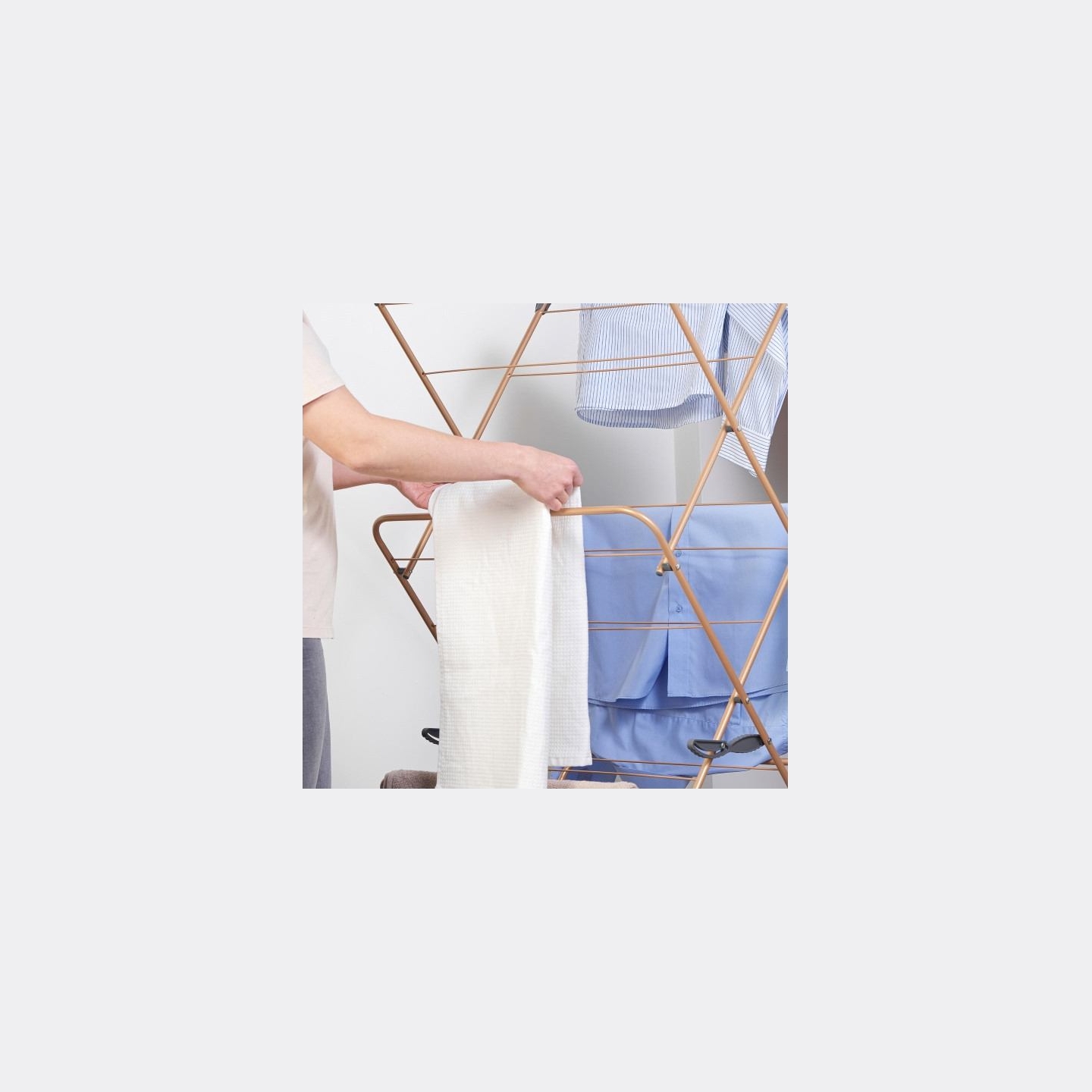 Beldray LA089397GRYEU7 150 Years 3 Tier Airer Grey & Copper