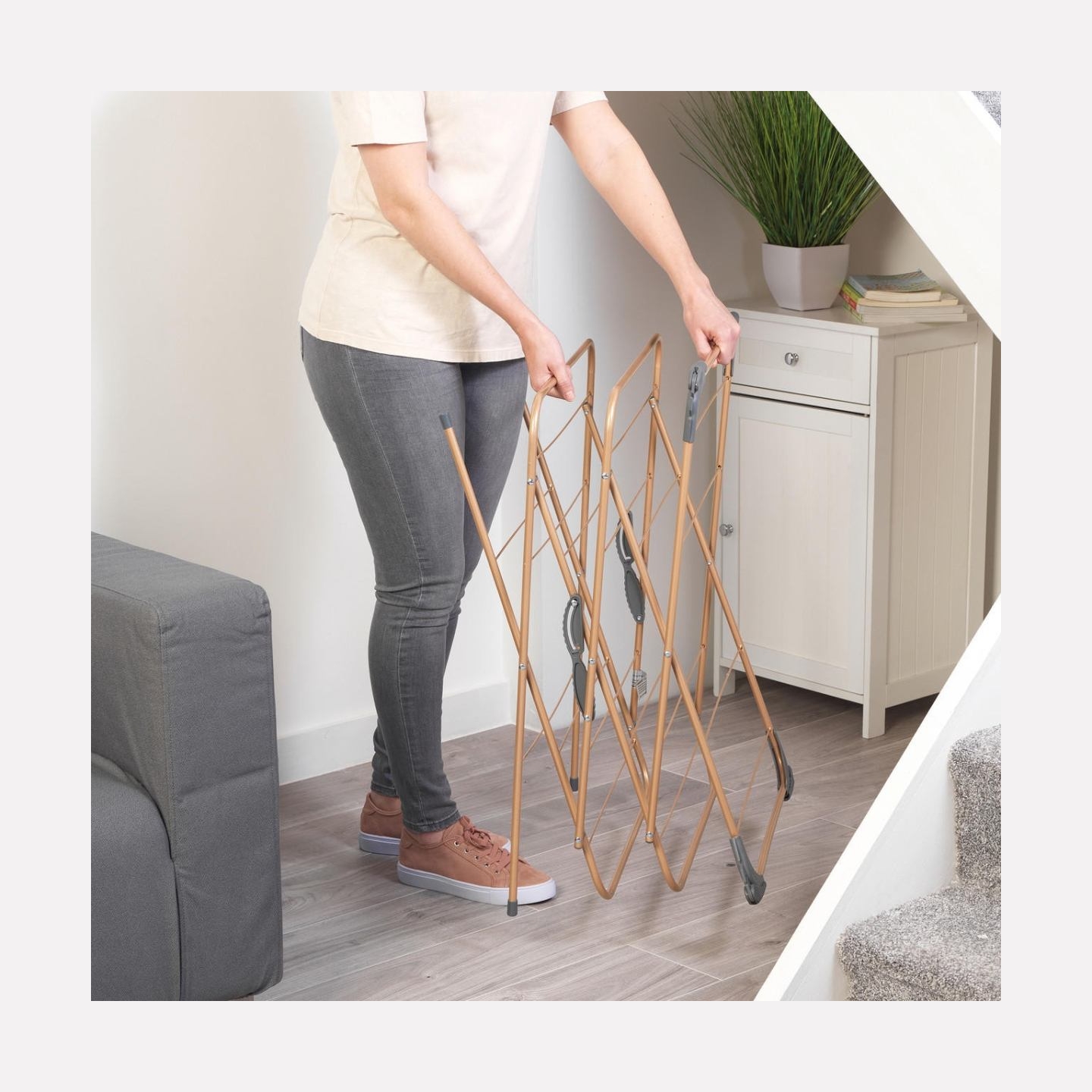 Beldray LA089397GRYEU7 150 Years 3 Tier Airer Grey & Copper