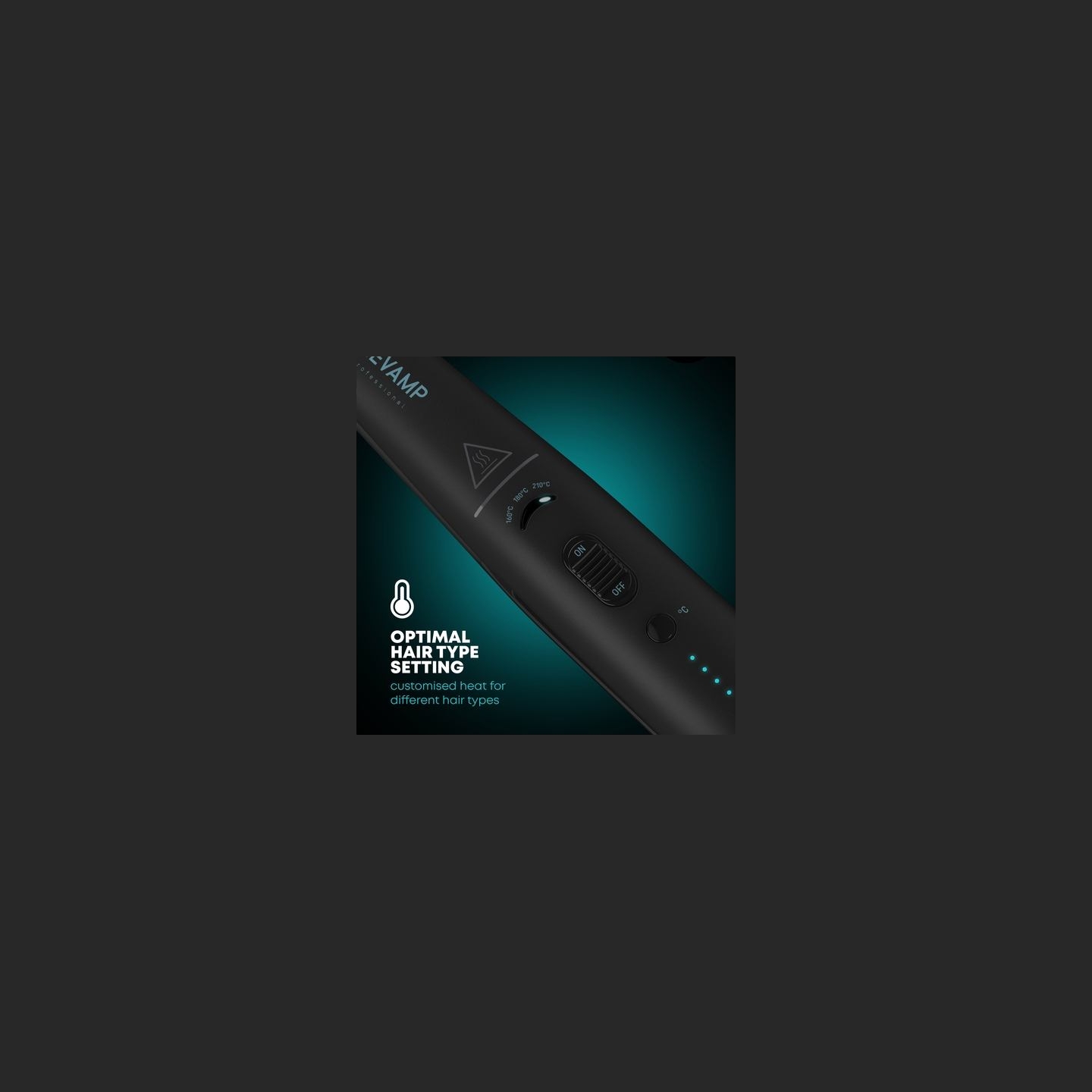 Revamp ST-1700X-EU2 Progloss Liberate Cordless Ceramic Compact Hair Straightener Black