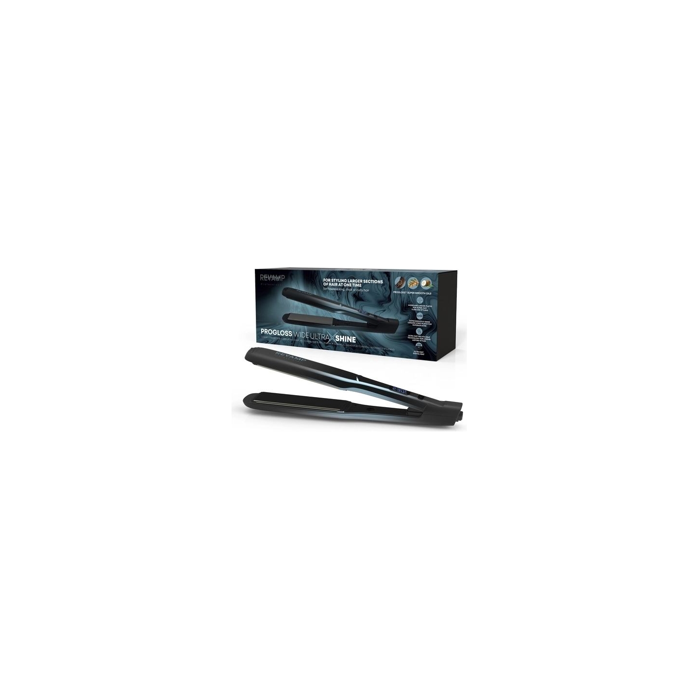 Revamp ST-2000-EU Progloss Wide Ultra X Shine Hair Straightener
