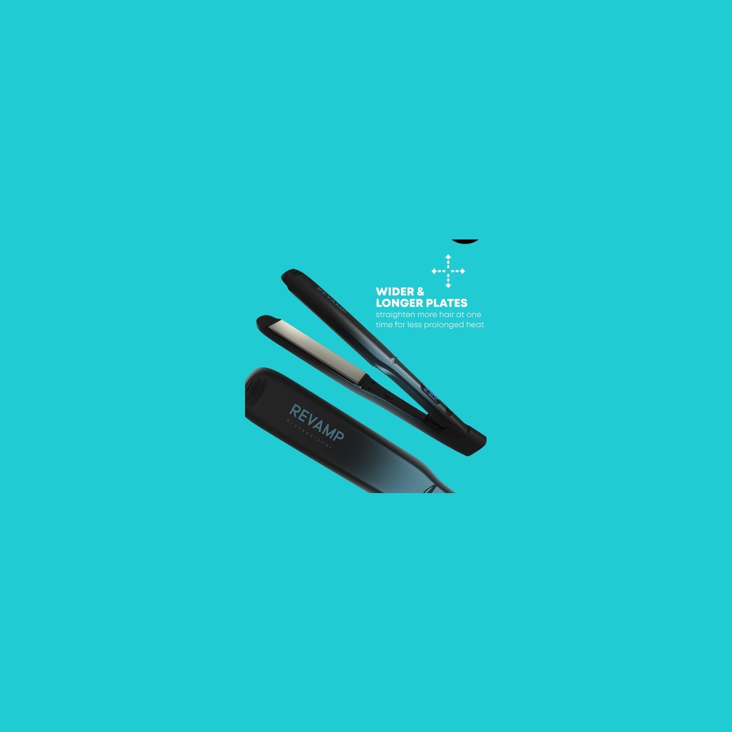 Revamp ST-2000-EU Progloss Wide Ultra X Shine Hair Straightener
