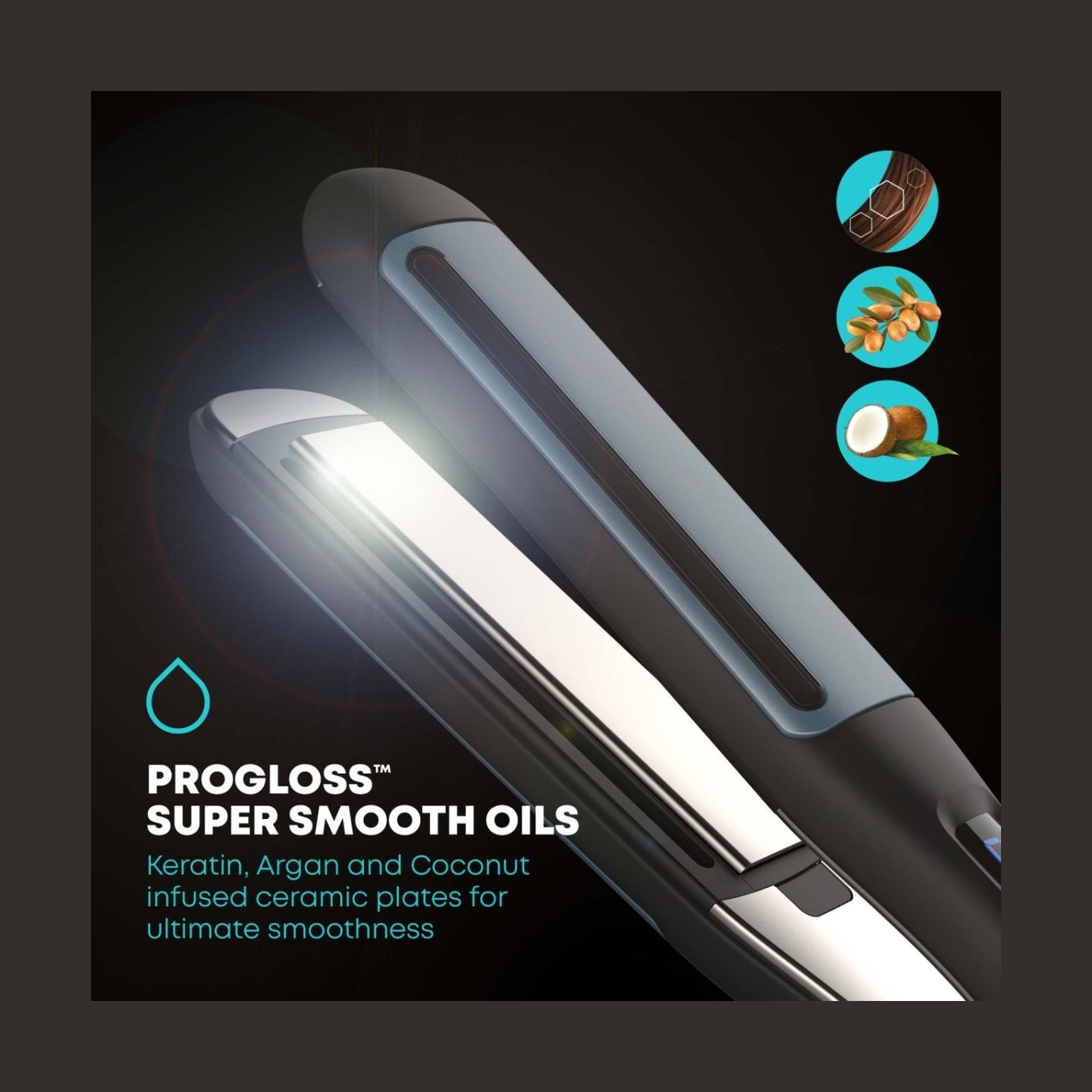 Revamp ST-1800-EU Progloss Hydro Shield Shine Ceramic Straightener With Smart Sensor
