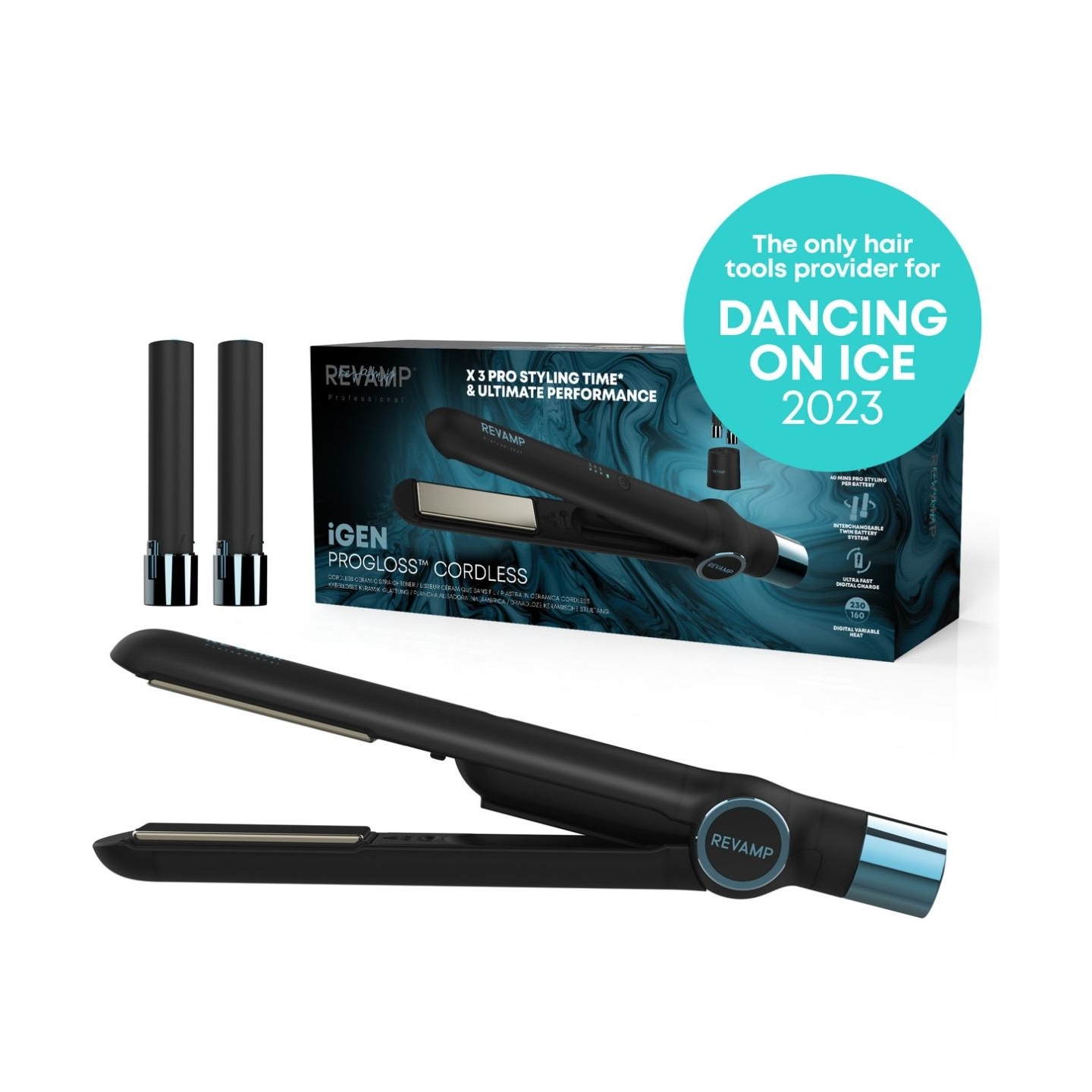 Revamp ST-2750-EU2 iGEN Progloss Cordless Ceramic Straightener