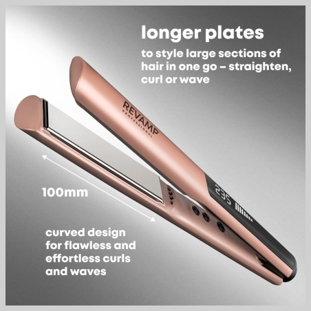 Revamp ST-1900GD-EU Dynamic Straight & Style Ceramic Hair Straightener