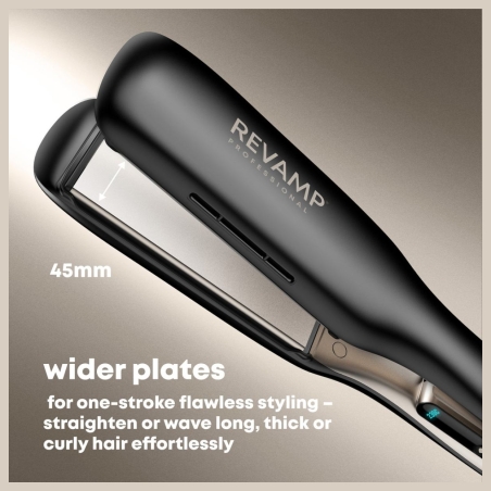 Revamp ST-3000-EU Enigma Wide Radiance Hair Straightener