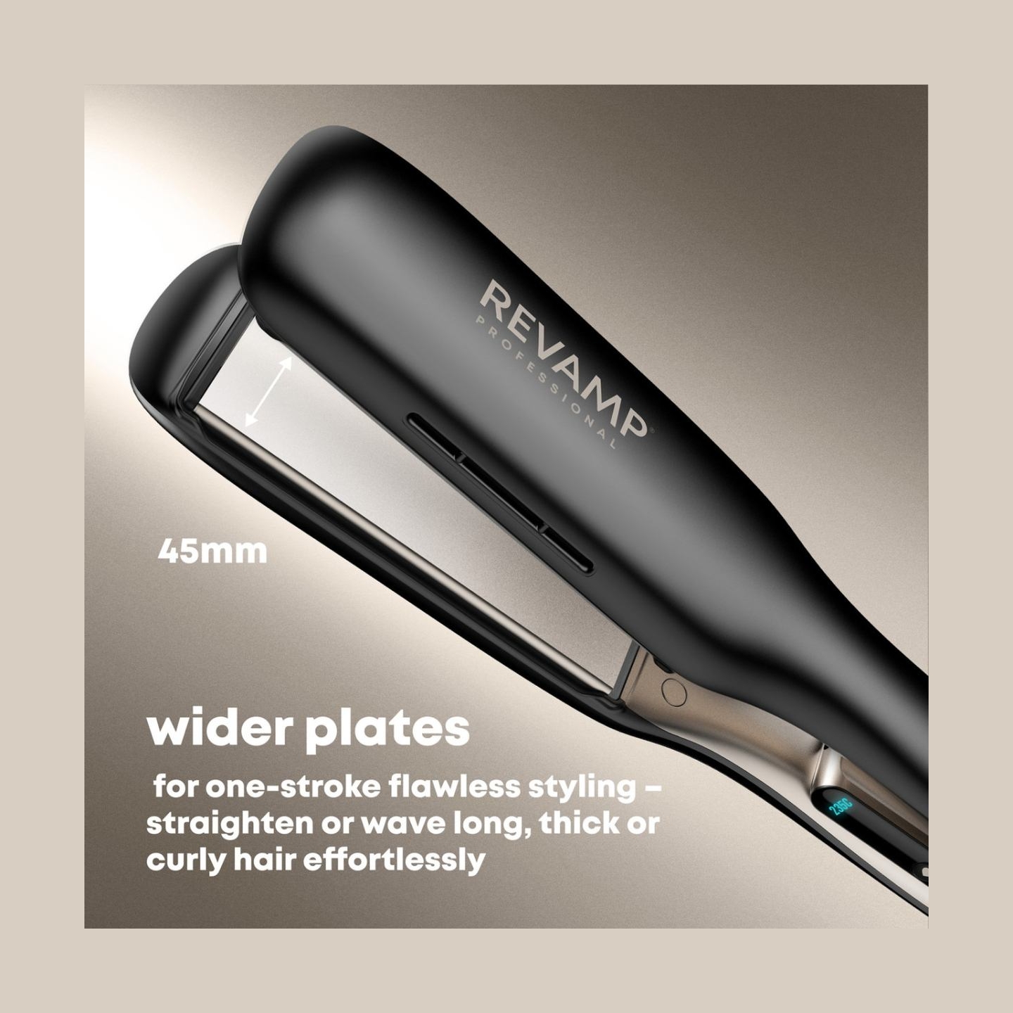 Revamp ST-3000-EU Enigma Wide Radiance Hair Straightener