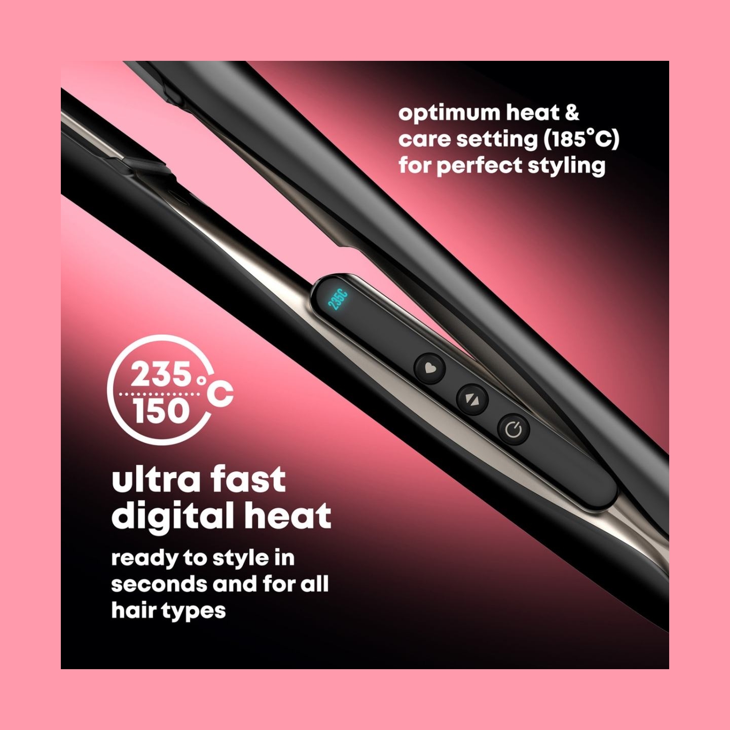 Revamp ST-3000-EU Enigma Wide Radiance Hair Straightener