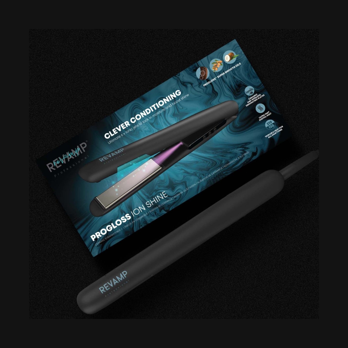 Revamp ST-1850BK-EU Progloss Ion Shine