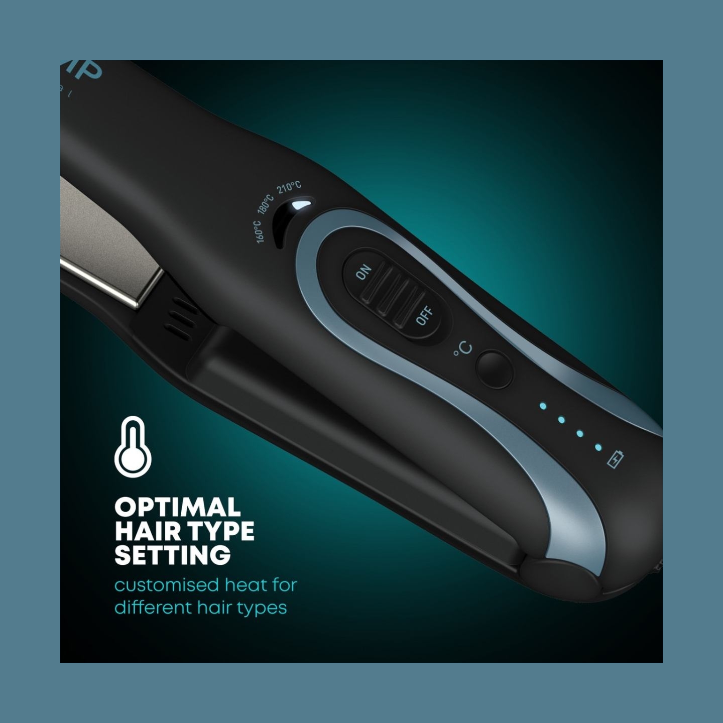 Revamp ST-1750-EU2 Liberate Shine Cordless Compact Ceramic Hair Straightener