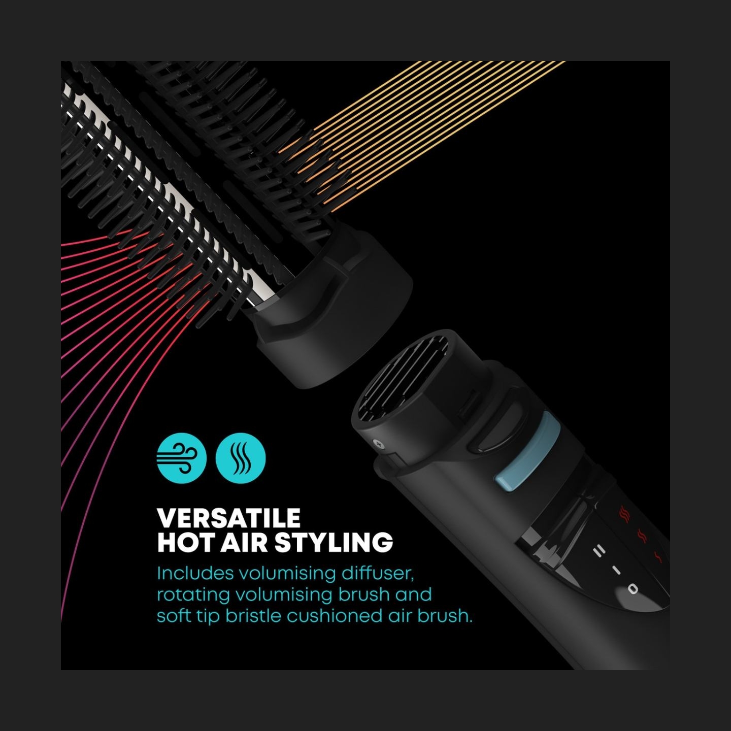 Revamp DR-1250X-EU Progloss Ionic Airstyle 6-in-1 Air Styler