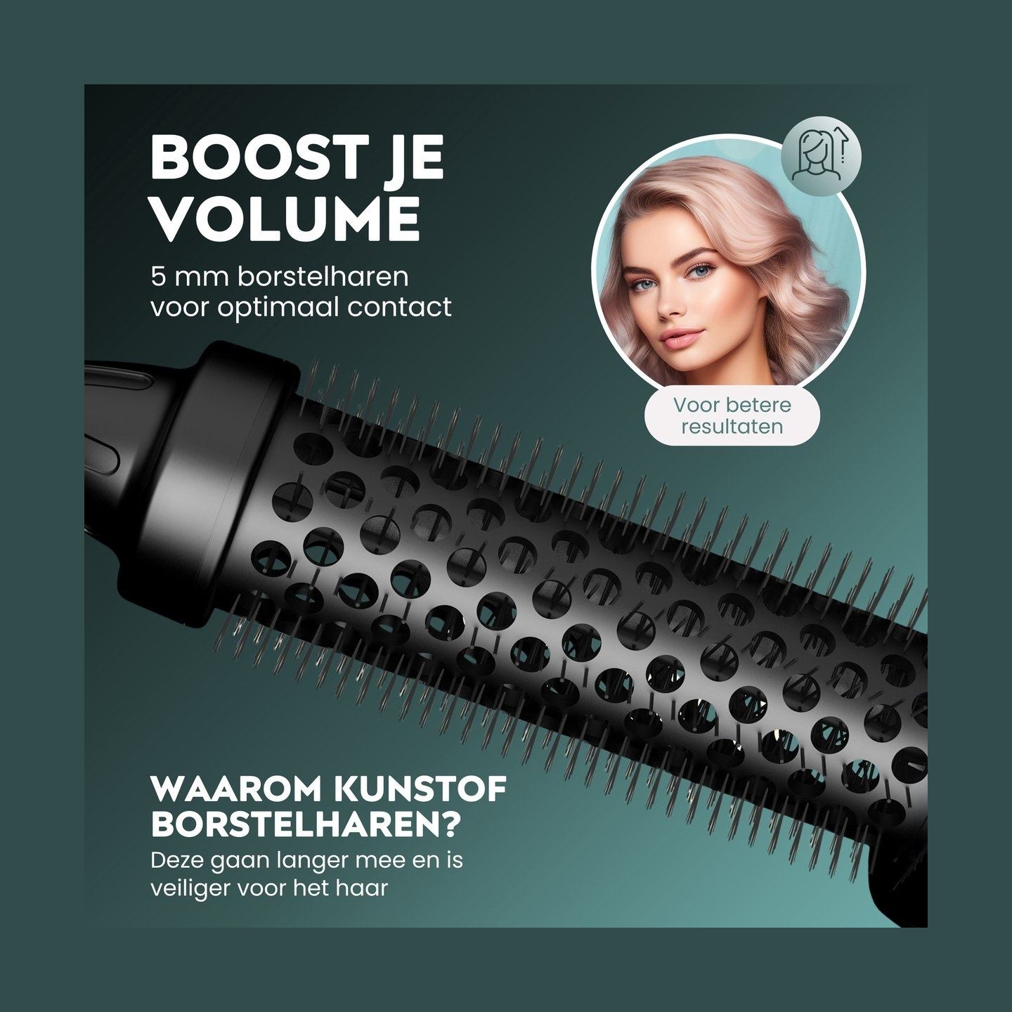 Revamp BR-1300A-EU Ceramic & Ionic 30mm Hot Brush Black