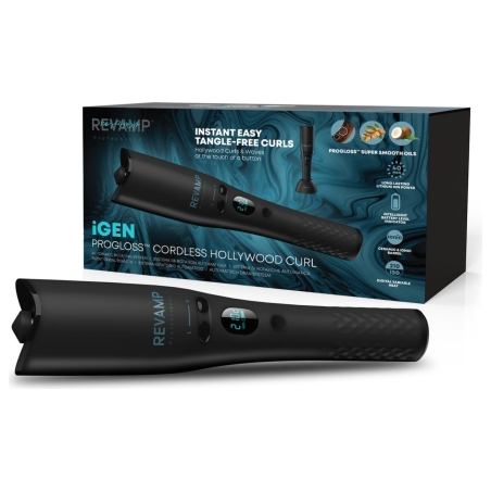 Revamp CL-2750-EU2 iGEN Cordless Progloss Hollywood Curl Automatic Rotating Curler