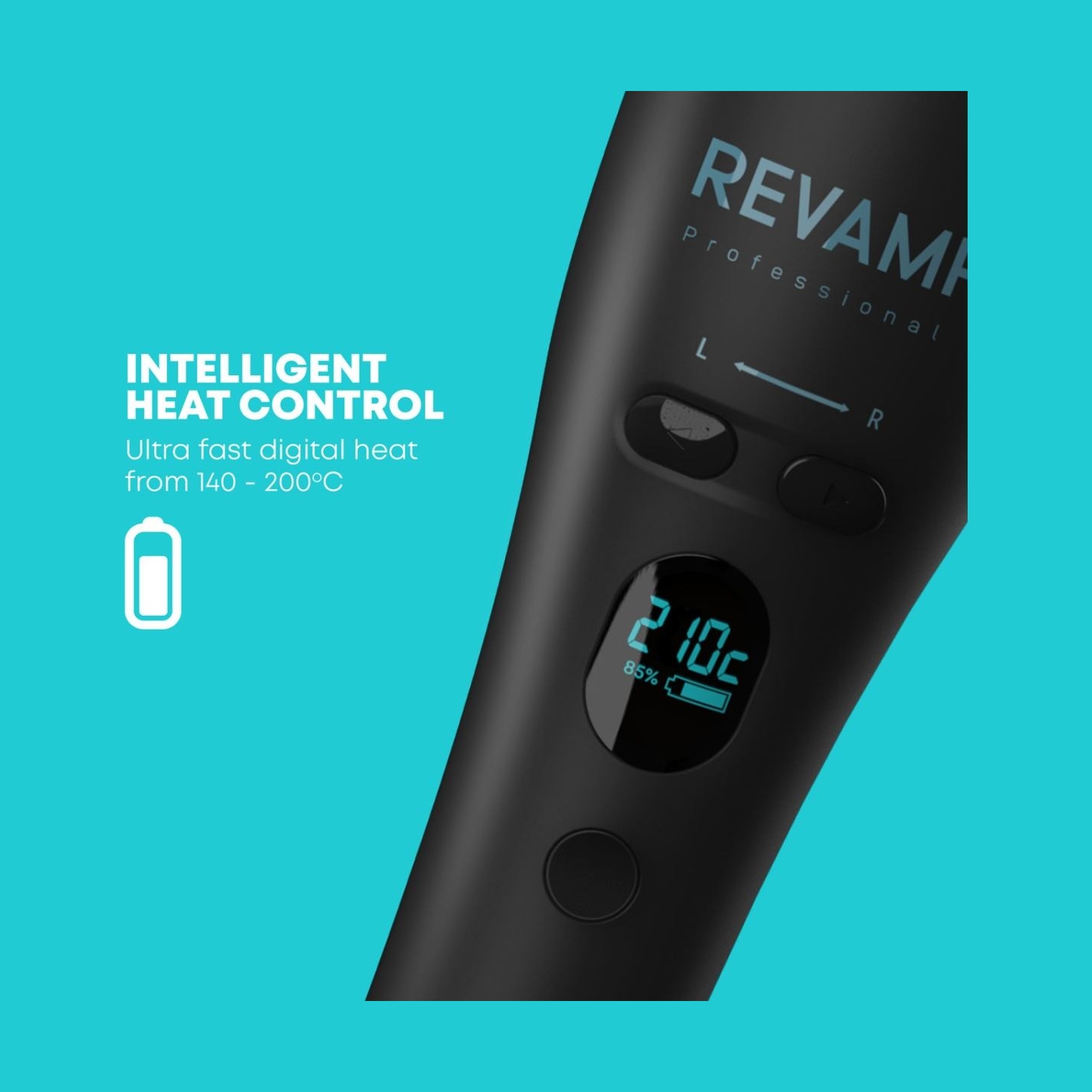 Revamp CL-2750-EU2 iGEN Cordless Progloss Hollywood Curl Automatic Rotating Curler