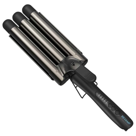 Revamp WV-2000X-EU Progloss Deep Beach Professional Ceramic Waver Black