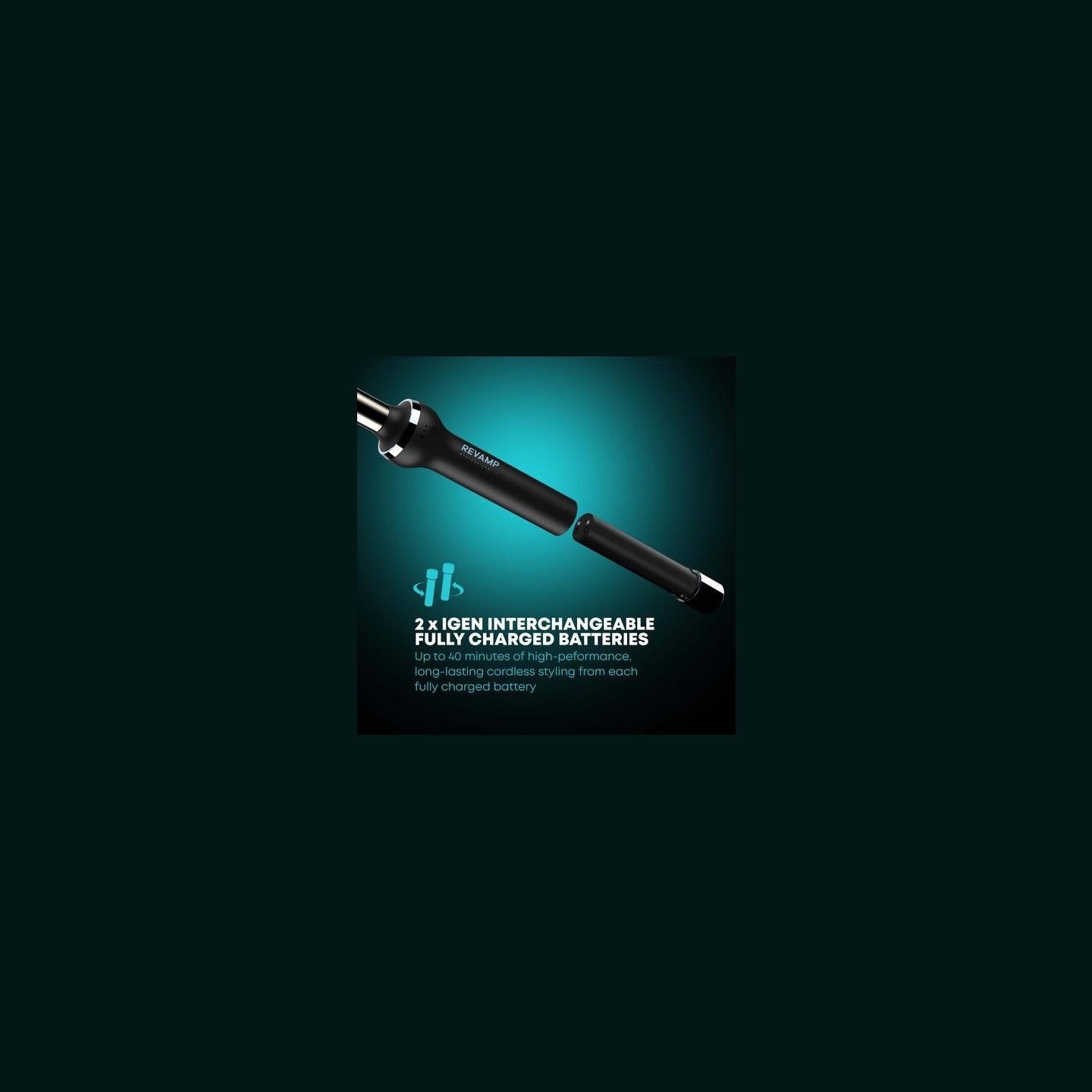 Revamp TO-2750-EU2 Progloss iGEN Cordless Ceramic Tong