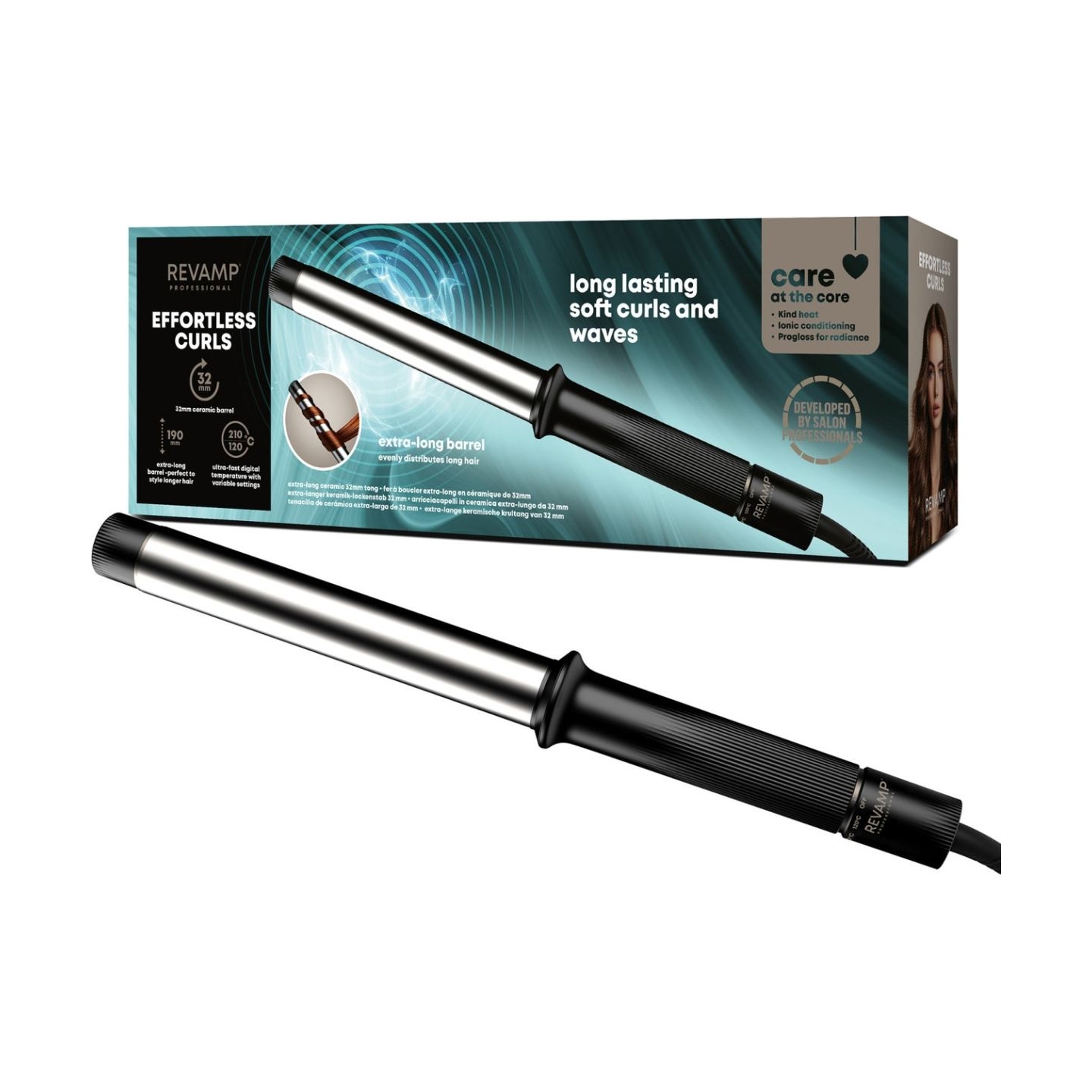 Revamp TO-1250-EU Effortless Curls Long Tong