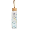 Cambridge CM06991 Raindrops Glass Bottle 550ml with Bamboo Lid