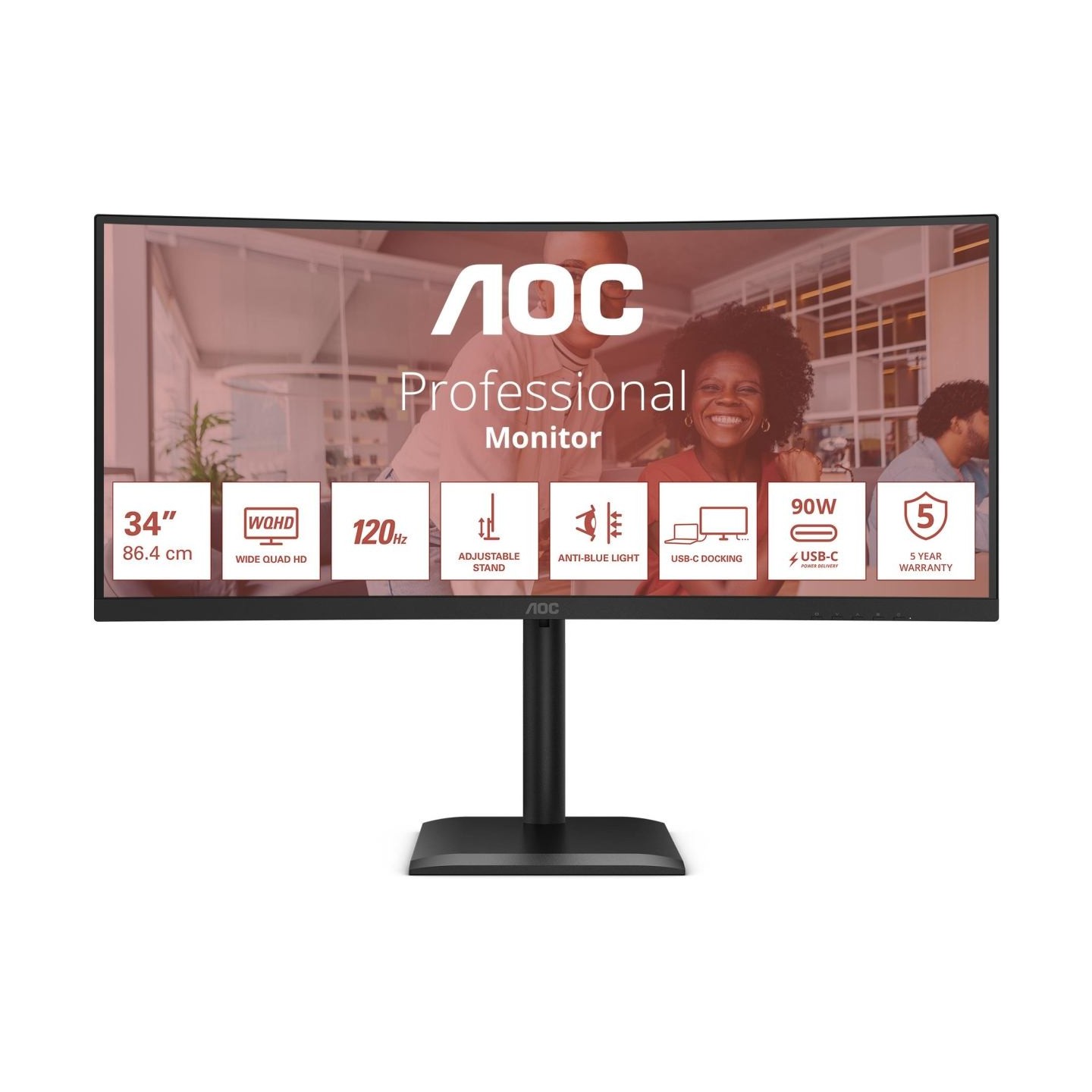 AOC CU34E4CV 34inch UWQHD VA 120Hz 21:9