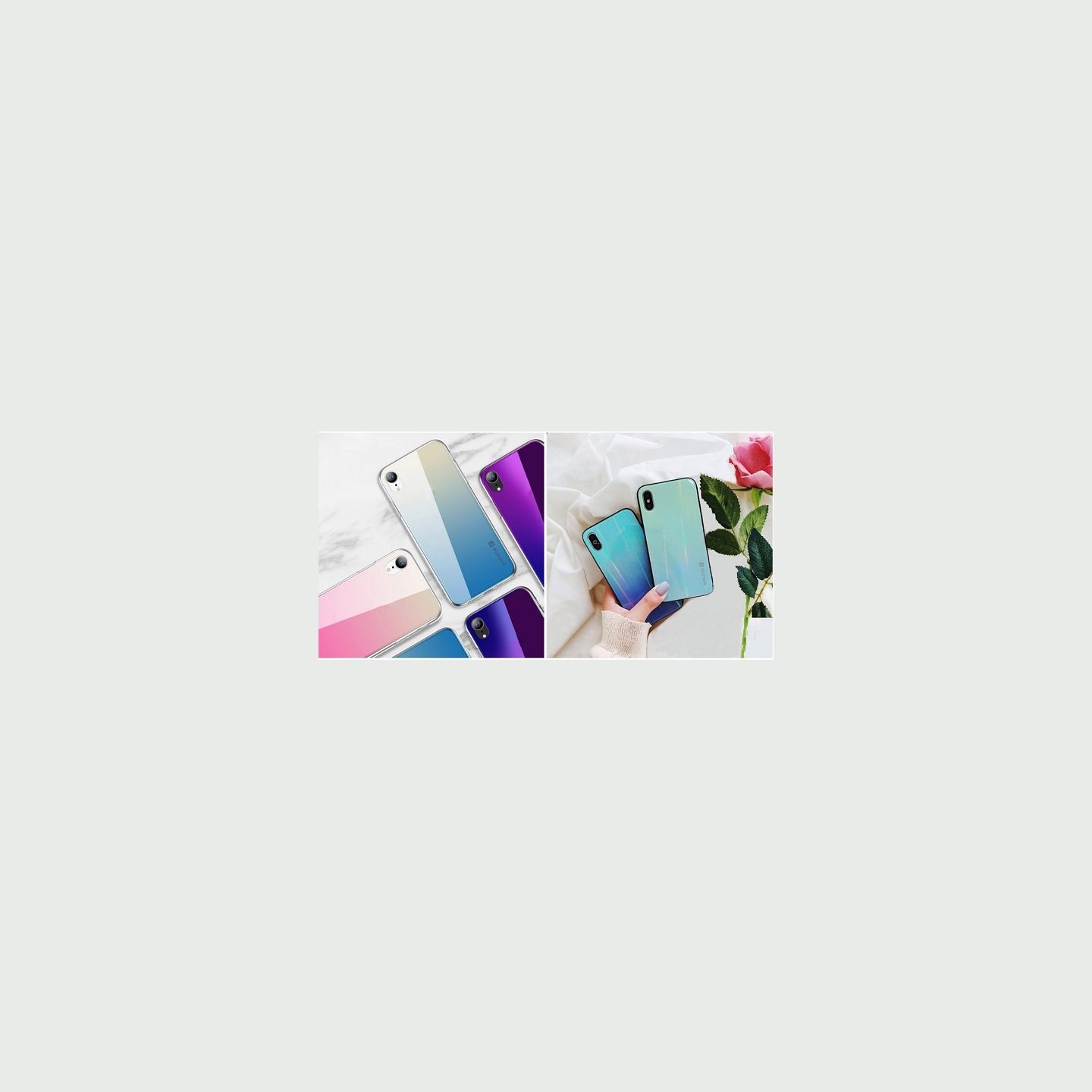 Evelatus Samsung A20 Gradient Glass Case 3 Under Water