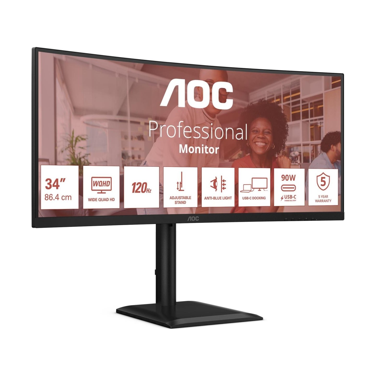 AOC CU34E4CV 34inch UWQHD VA 120Hz 21:9