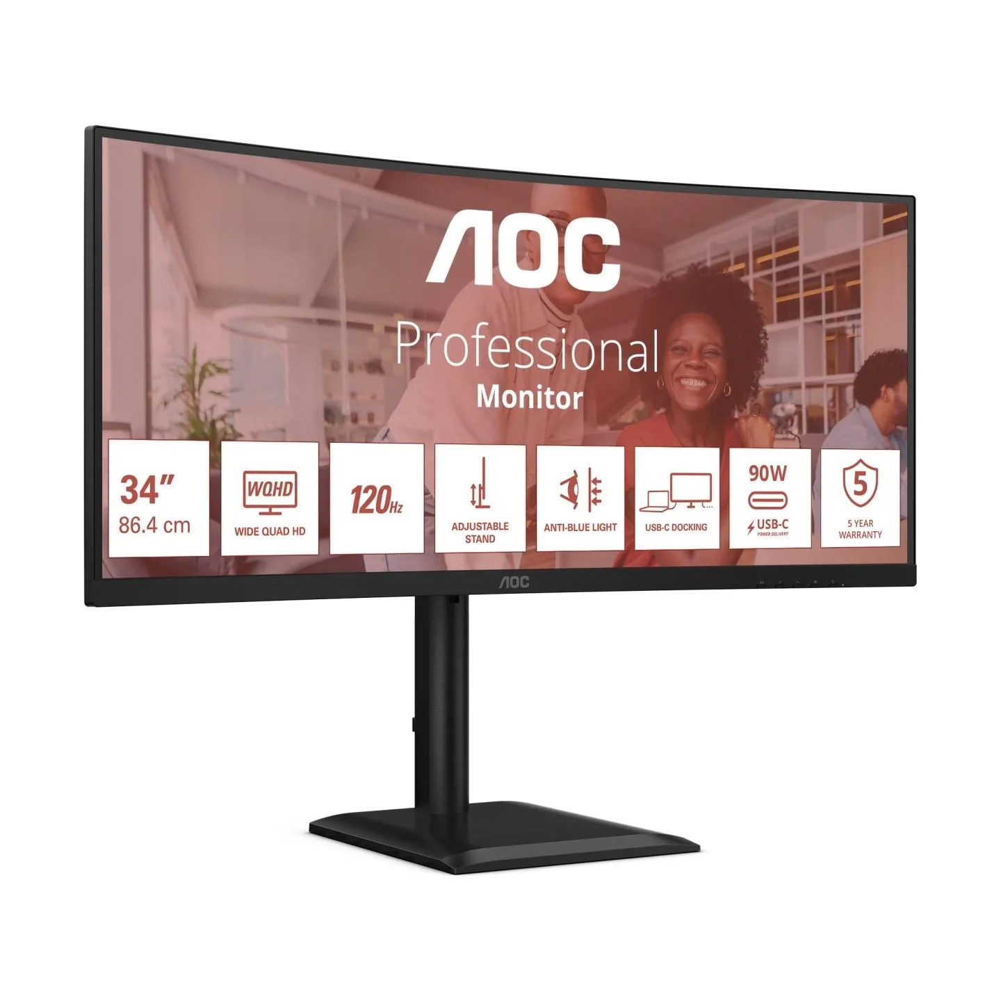 AOC CU34E4CV 34inch UWQHD VA 120Hz 21:9