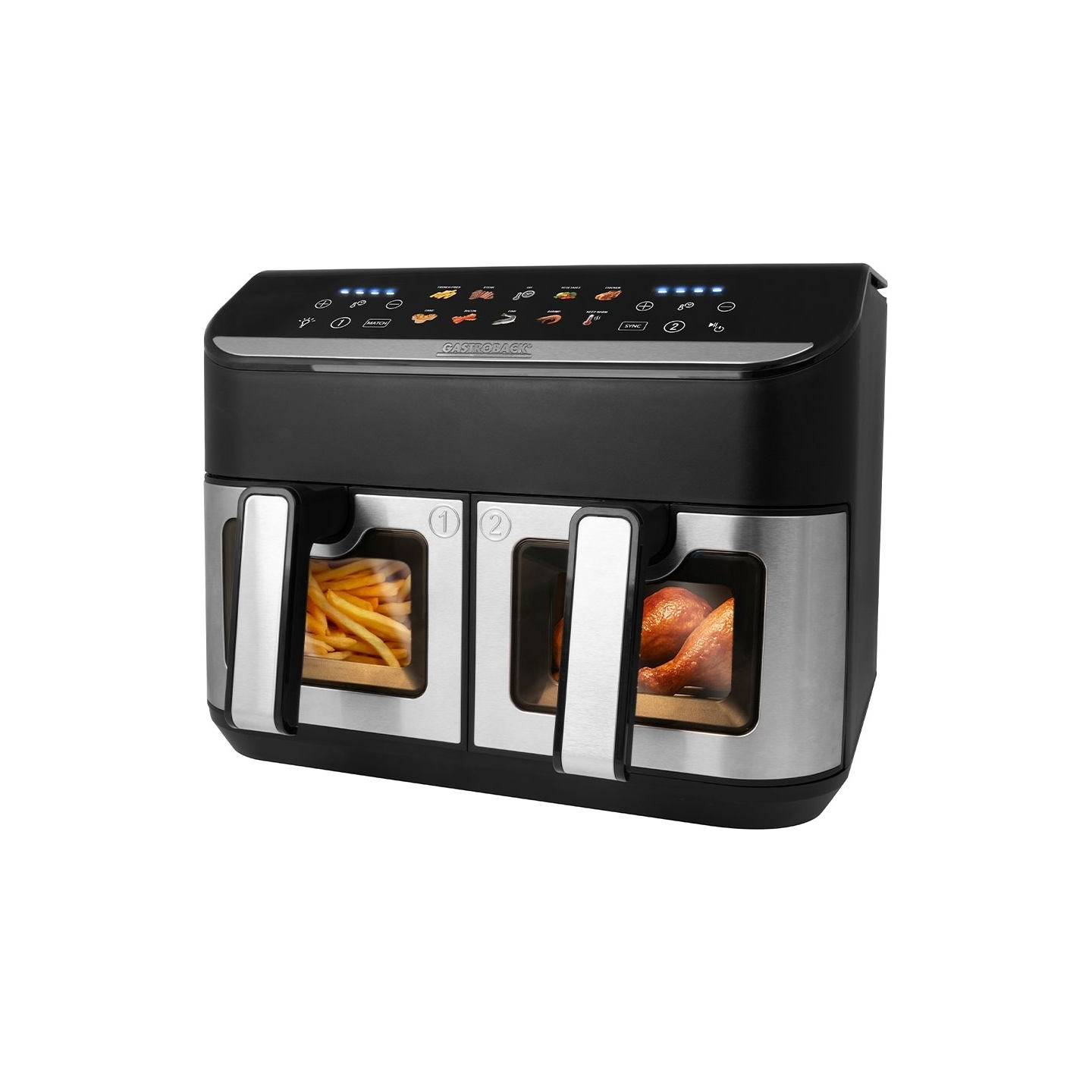 Gastroback 42586 Multi Airfryer Duo Heat Family 9L