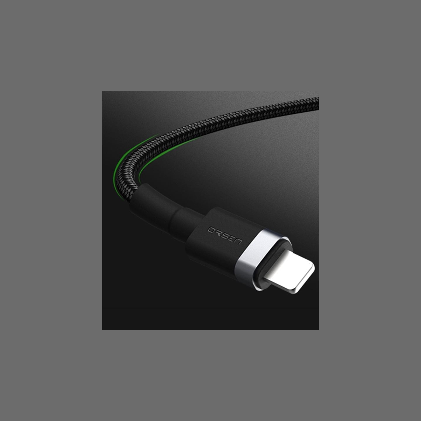 Orsen S51 Type C to Lightning 3A 1m black