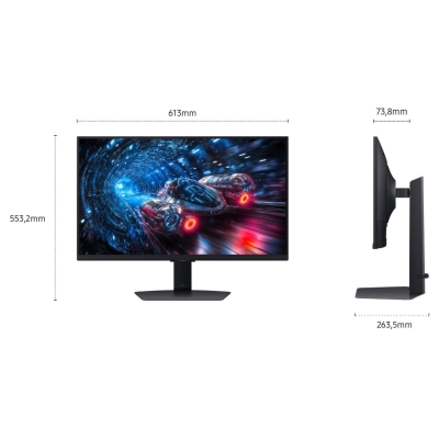 Samsung | LS27FG702EUXEN | 27 " | IPS | 4K | 16:9 | 180 Hz | 1 ms | 3840 x 2160 pixels | 350 cd/m² | Black