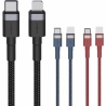 Orsen S51 Type C to Lightning 3A 1m blue