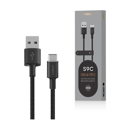 Orsen S9C USB A and Type C 2.1A 1m black
