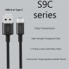 Orsen S9C USB A and Type C 2.1A 1m black