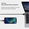 Orsen S9C USB A and Type C 2.1A 1m black
