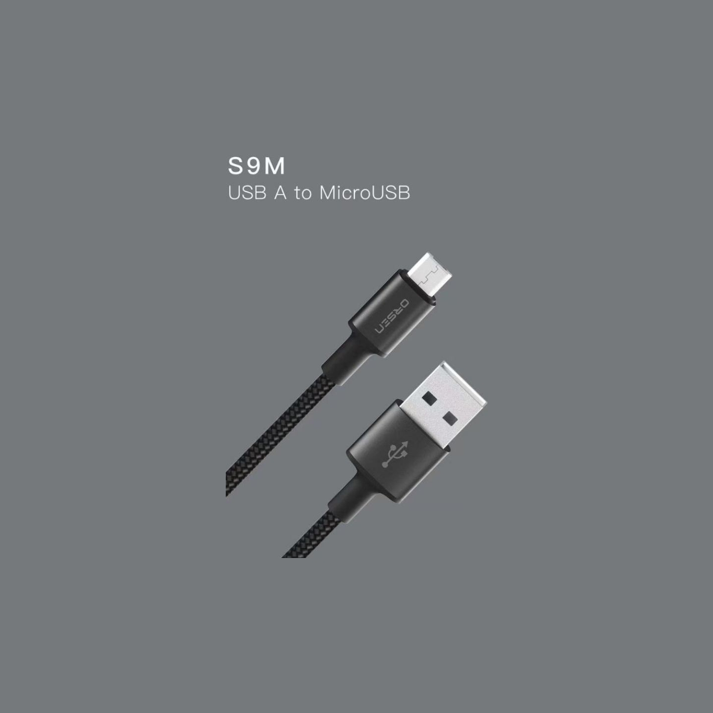 Orsen S9M USB A and Micro 2.1A 1m black