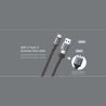 Orsen S8 2-IN-1 USB and Type-C 5A 1.5m black