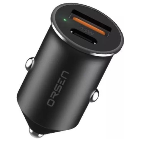 Orsen C8 45W Mini Car Charger black