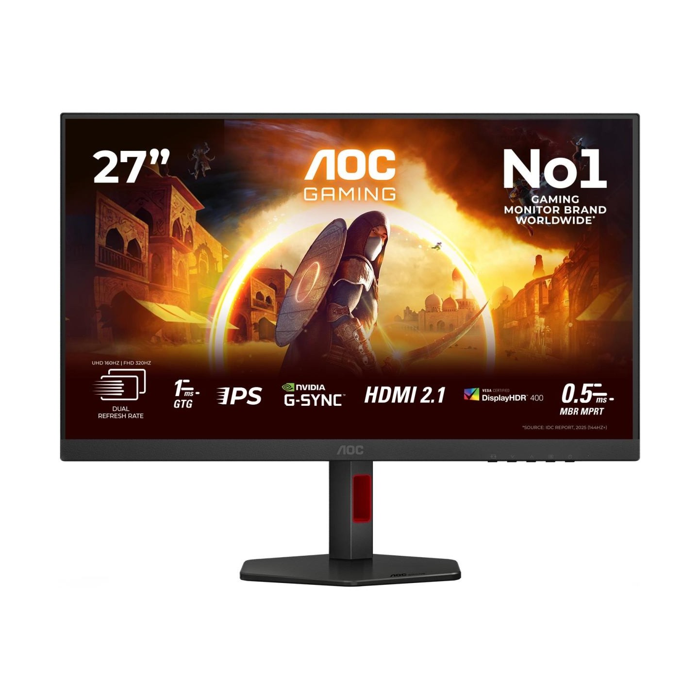 AOC U27G4R 27inch Fast IPS Dual Frame