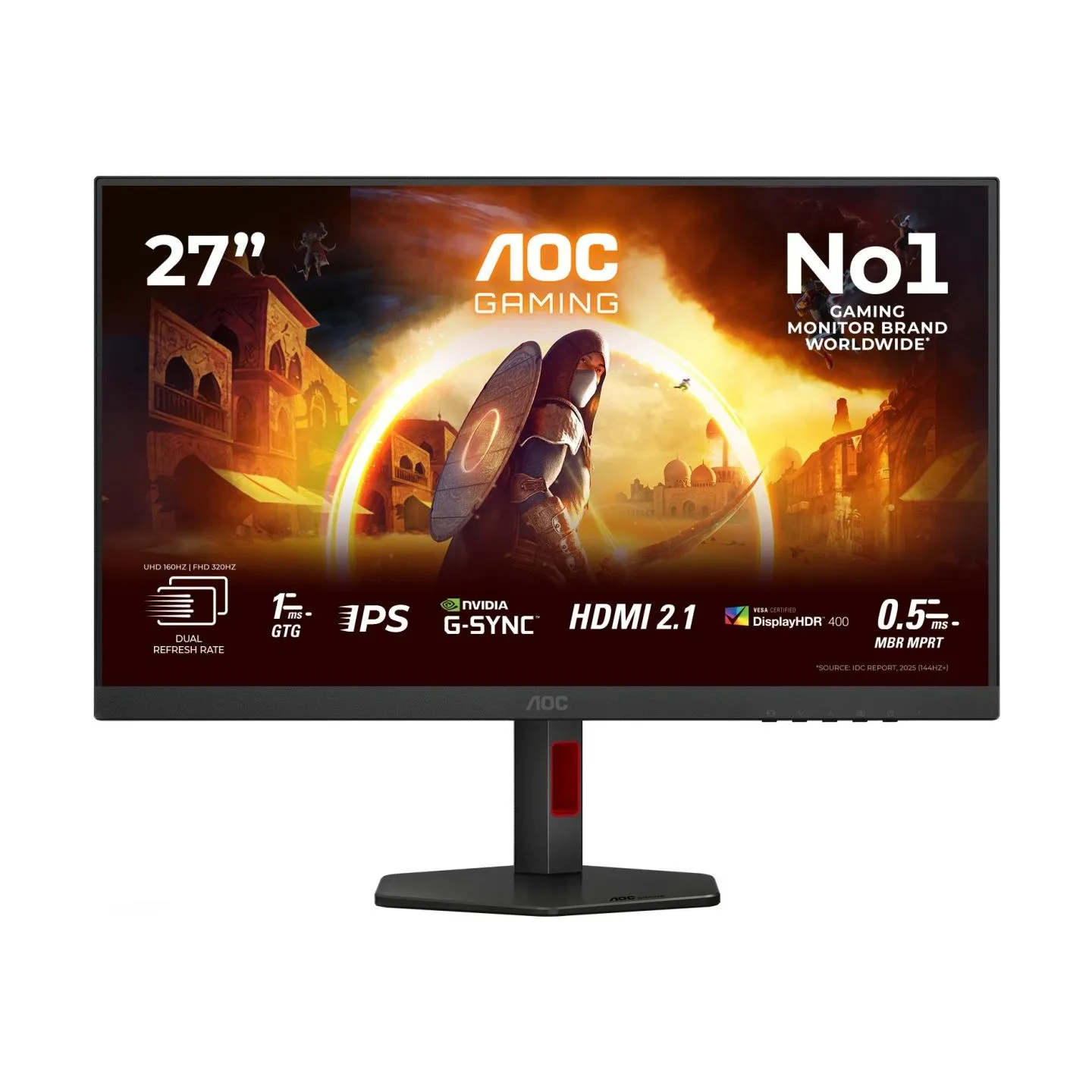 AOC U27G4R 27inch Fast IPS Dual Frame