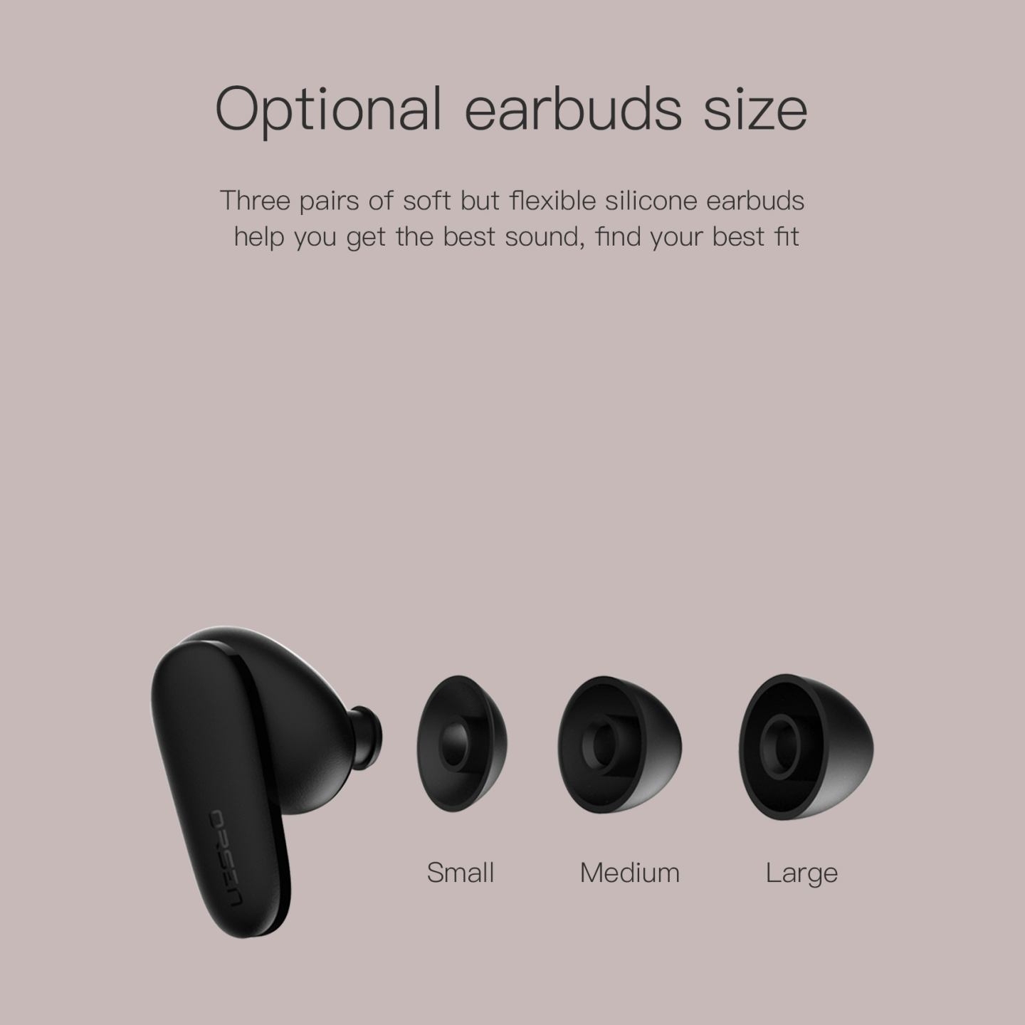 Orsen T3 Bluetooth Earphones Black