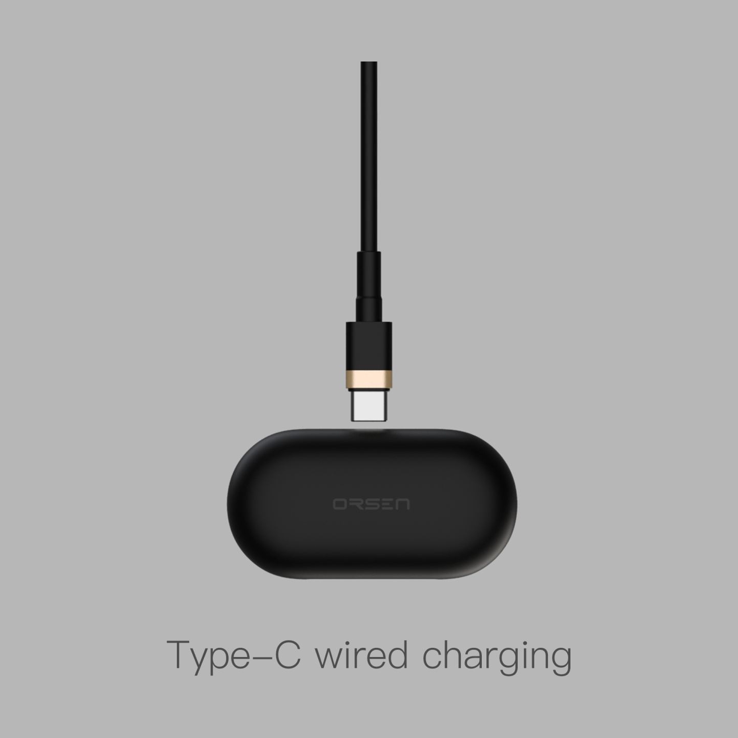 Orsen T3 Bluetooth Earphones Black