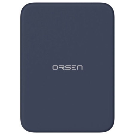 Orsen EW50 Magnetic Wireless Power Bank for iPhone 12 and 13 4200mAh blue