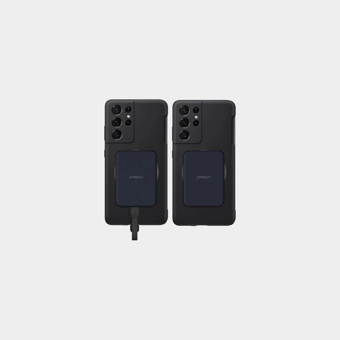 Orsen EW50 Magnetic Wireless Power Bank for iPhone 12 and 13 4200mAh blue