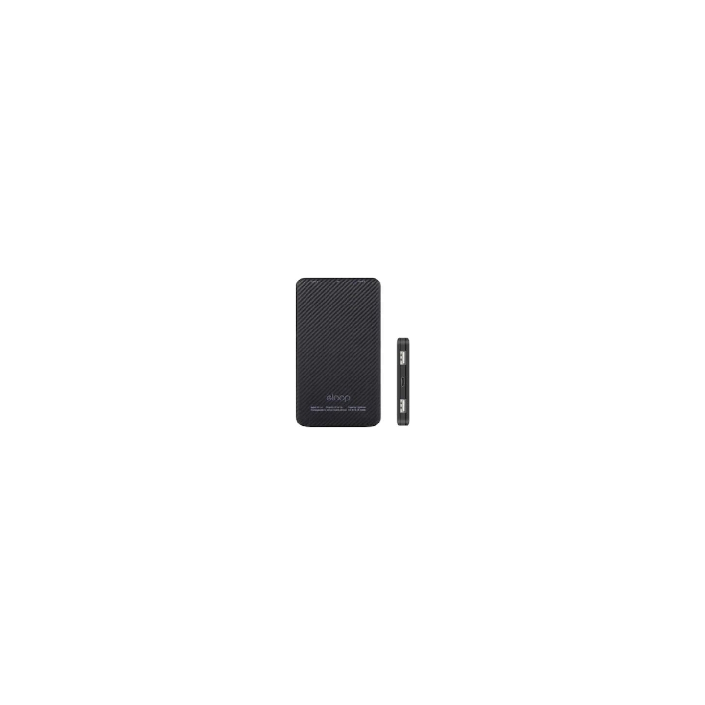 Eloop E30 Mobile Power Bank 5000mAh black