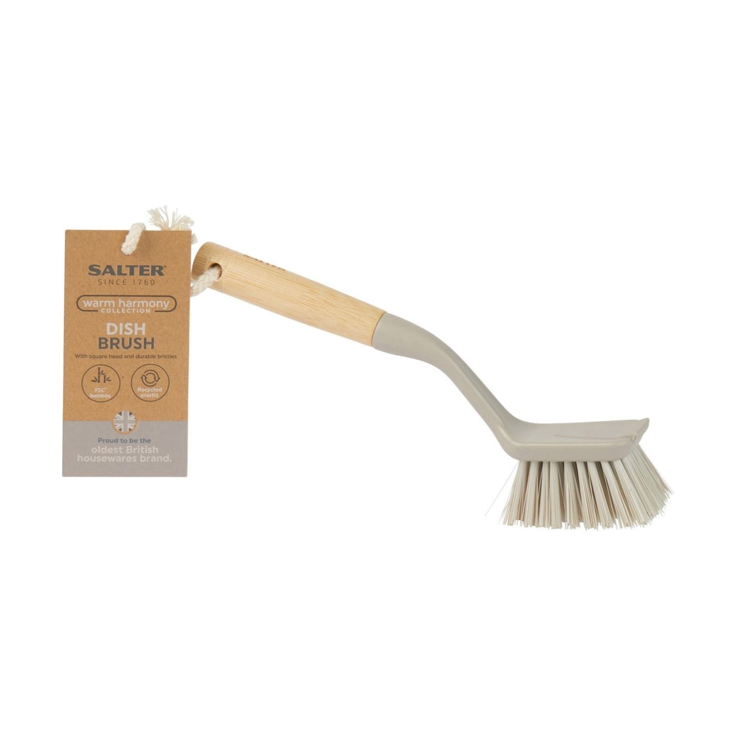 Salter LASAL71397WEU7 WARM DISH BRUSH - GREY - FSC 100%