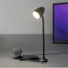 Tellur Nostalgia Wireless Desk Charger, Bluetooth Speaker, Desk Lamp black