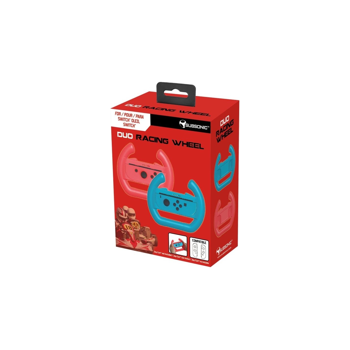 Subsonic Superdrive Racing Wheel for Switch